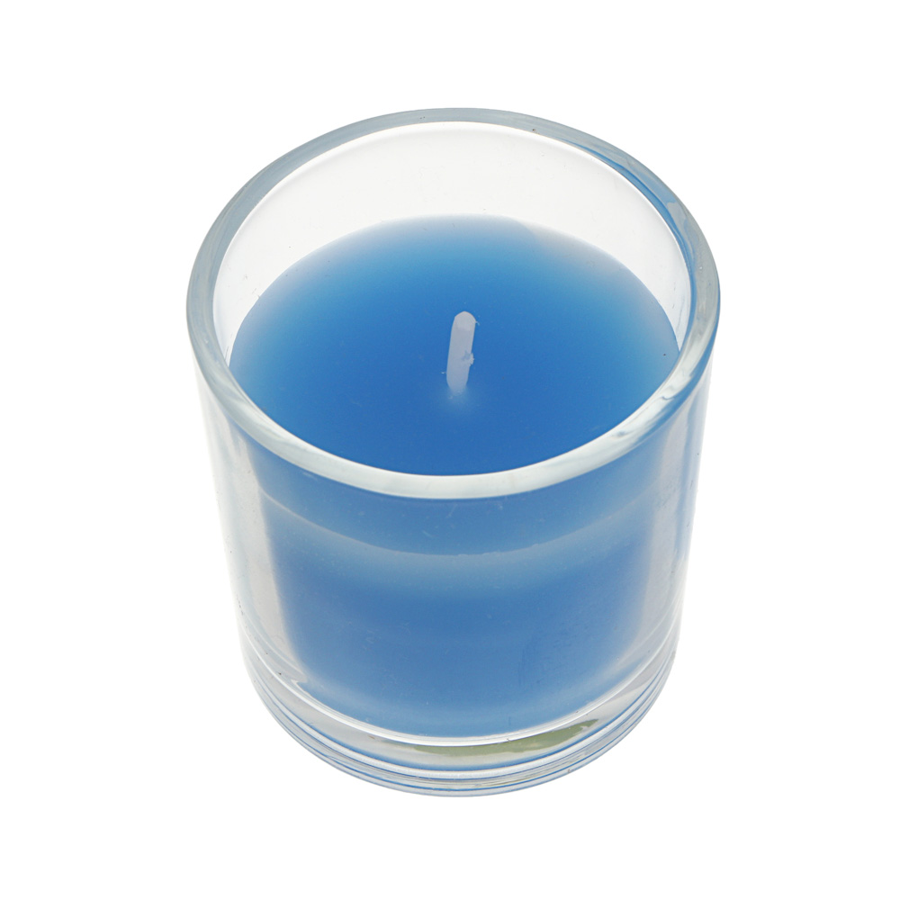 LADECOR Свеча ароматическая в стеклянном подсвечнике, в подарочной коробке, 4,5x4,5 см, 6 видов., арт.№ 508-876