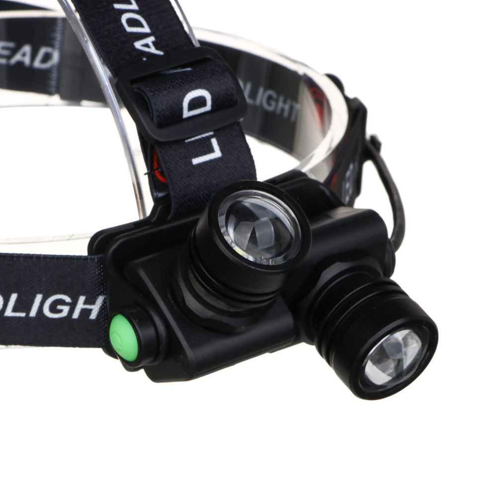 ЕРМАК Фонарь налобный, поворотный, 2 XPE LED, 2400мАч, 4 режима, арт.№ 221-089