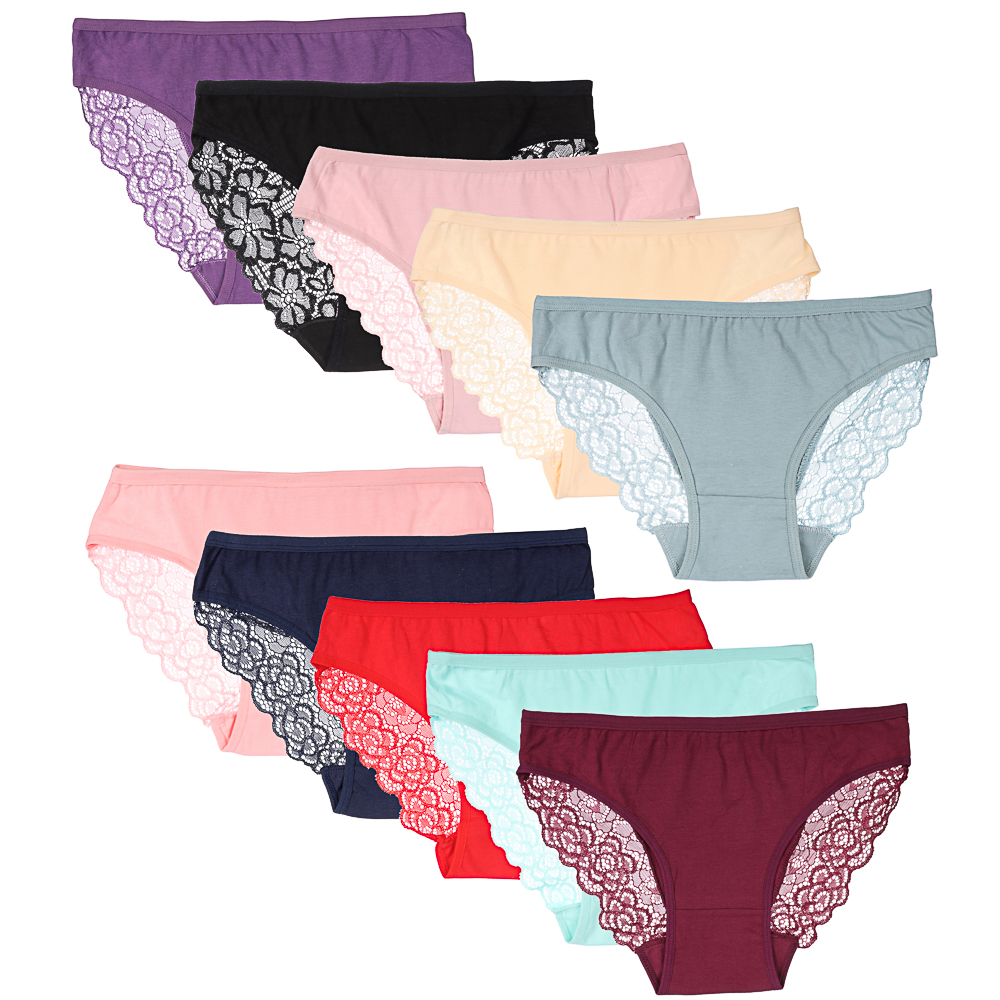 GALANTE Трусы женские с кружевом, р. 42-48, 95% хлопок, 5% эластан, BS2024-4, арт.№ 331-045