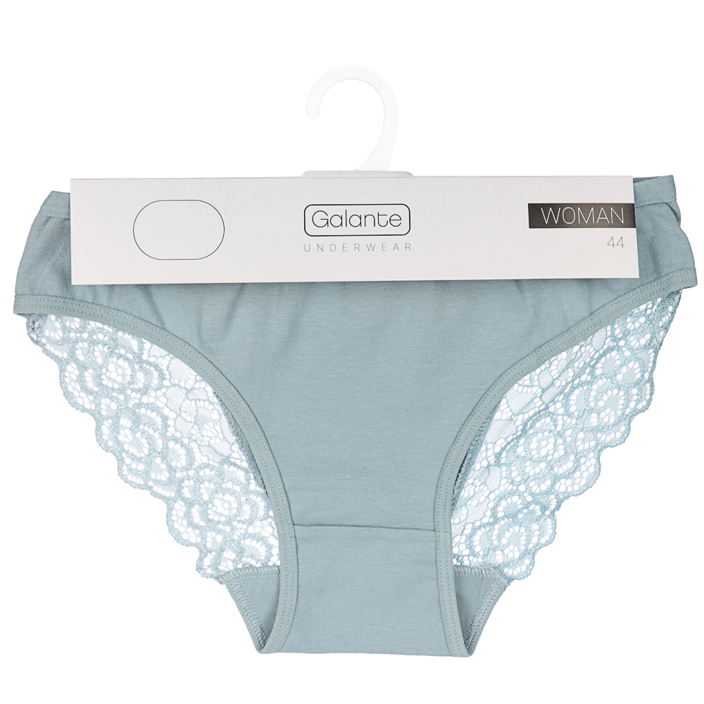GALANTE Трусы женские с кружевом, р. 42-48, 95% хлопок, 5% эластан, BS2024-4, арт.№ 331-045