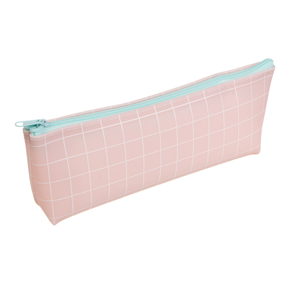 Пенал прямоугольный, 21x3x8см, "Ничего лишнего", 1 отделение на молнии, силикон, арт.№ 524-367