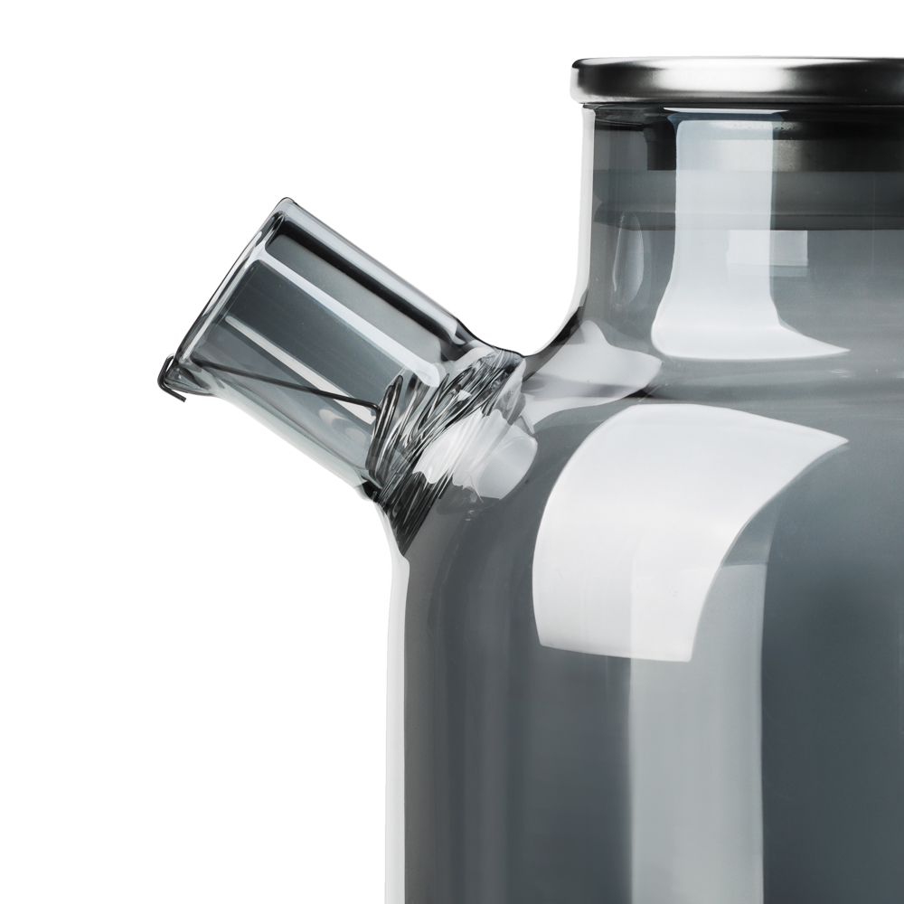 SATOSHI Графит Чайник заварочный 1,8л, стекло, нерж.сталь, арт.№ 850-266