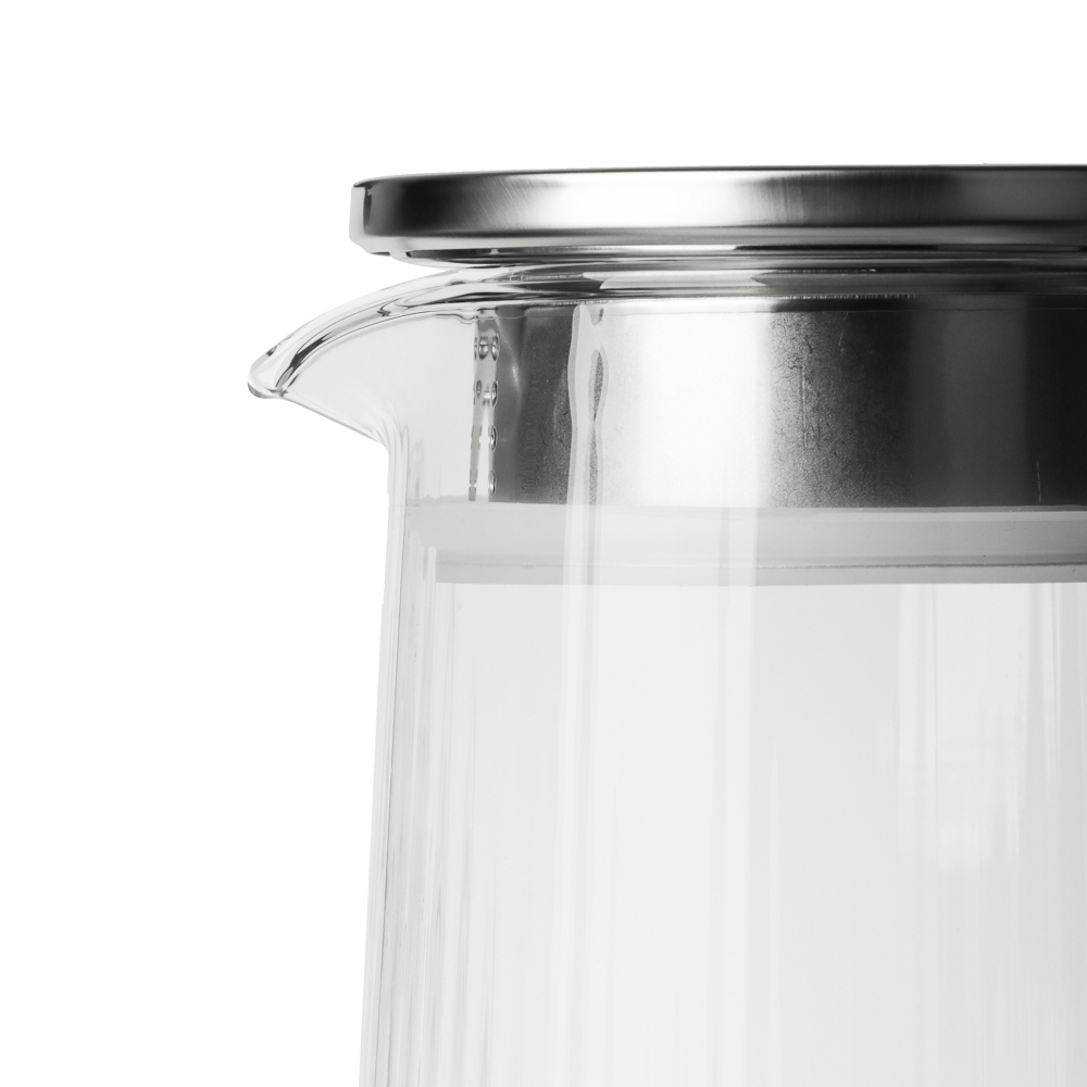 SATOSHI Набор Кувшин 1,3л, 6 стаканов 200мл, стекло, нерж.сталь, арт.№ 850-269