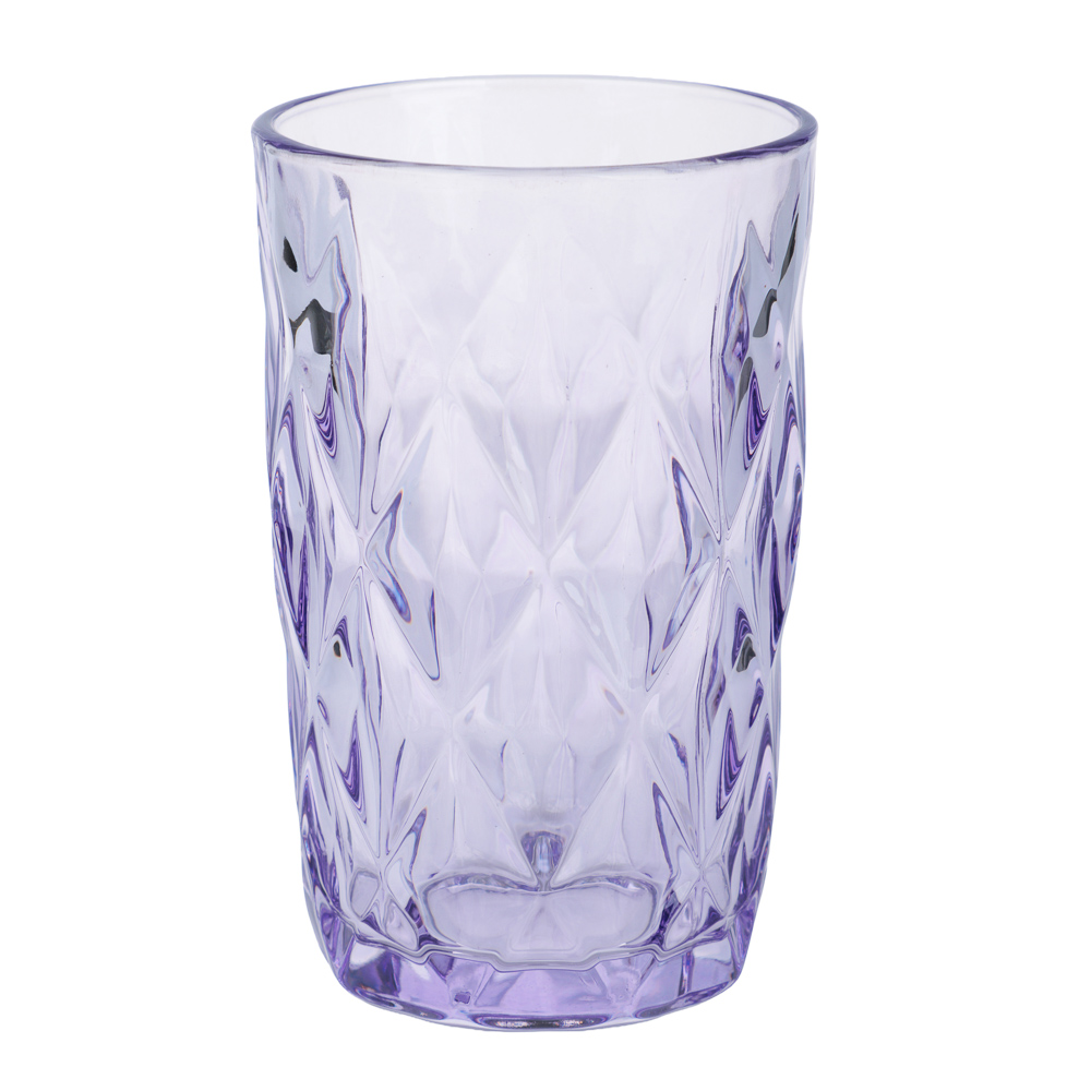 Набор стаканов тм MILLIMI Ромб, 350мл, стекло, 3 шт, цвет, арт.№ 878-709