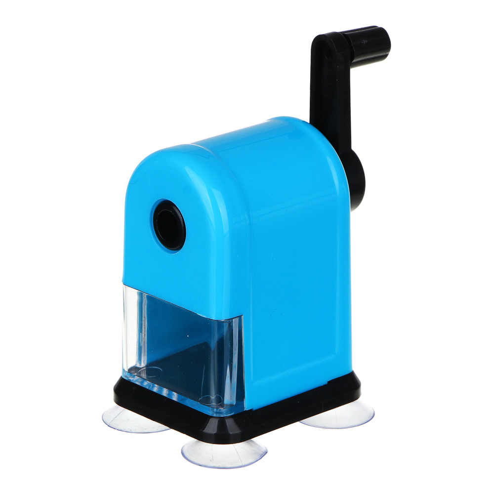 Точилка механическая ClipStudio с контейнером, 1 отверстие, пластик, 8х5,3х7,7 см, арт.№ 627-001