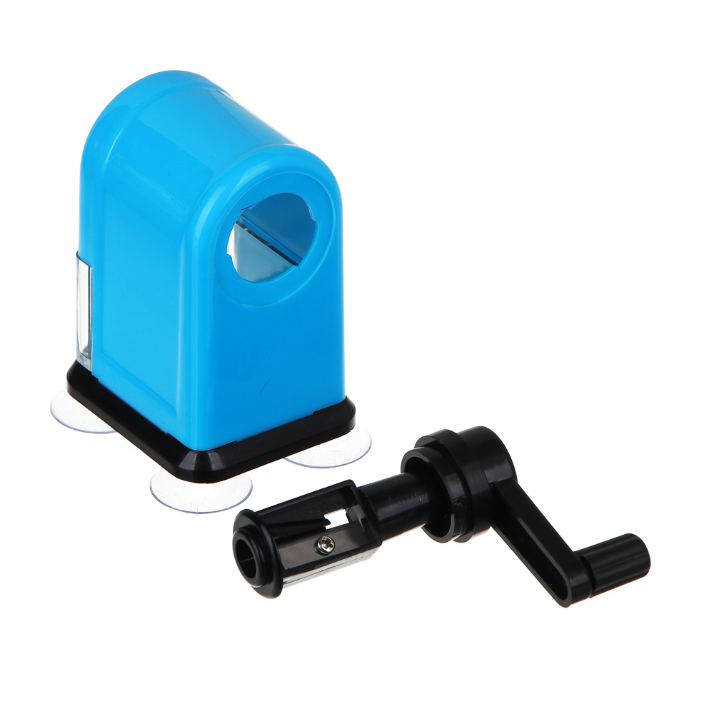 Точилка механическая ClipStudio с контейнером, 1 отверстие, пластик, 8х5,3х7,7 см, арт.№ 627-001