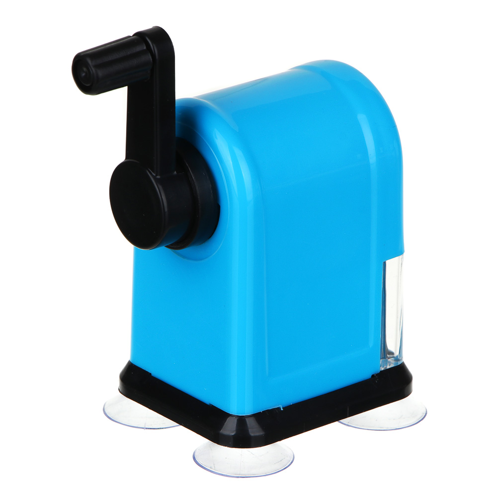 Точилка механическая ClipStudio с контейнером, 1 отверстие, пластик, 8х5,3х7,7 см, арт.№ 627-001