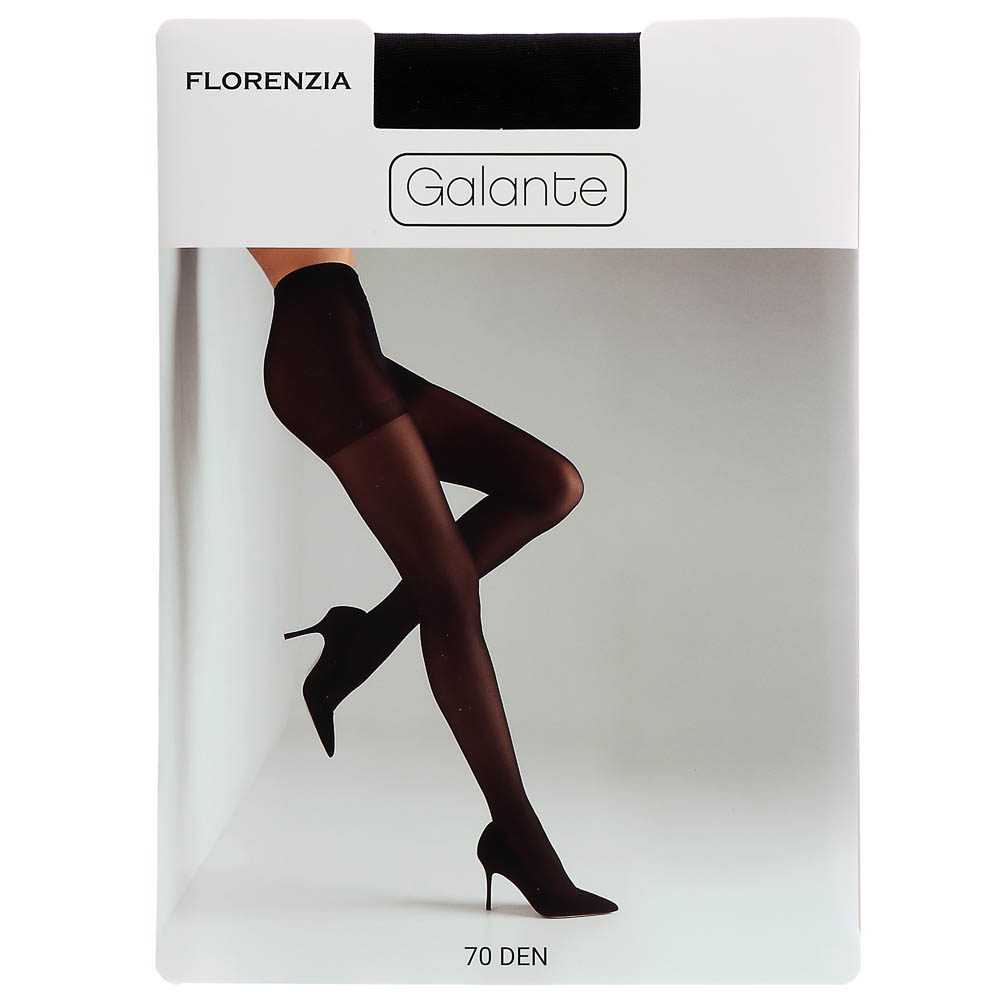 GALANTE Florenzia Колготки 70 DEN с шортиками, 84% полиамид, 16%эластан, размер 2, цвет черный, арт.№ 048-103