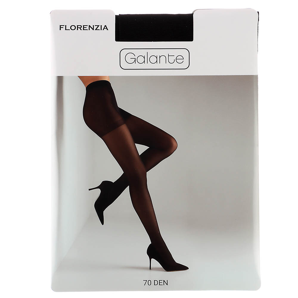 GALANTE Florenzia Колготки 70 DEN с шортиками, 84% полиамид, 16%эластан, размер 3, цвет черный, арт.№ 048-104