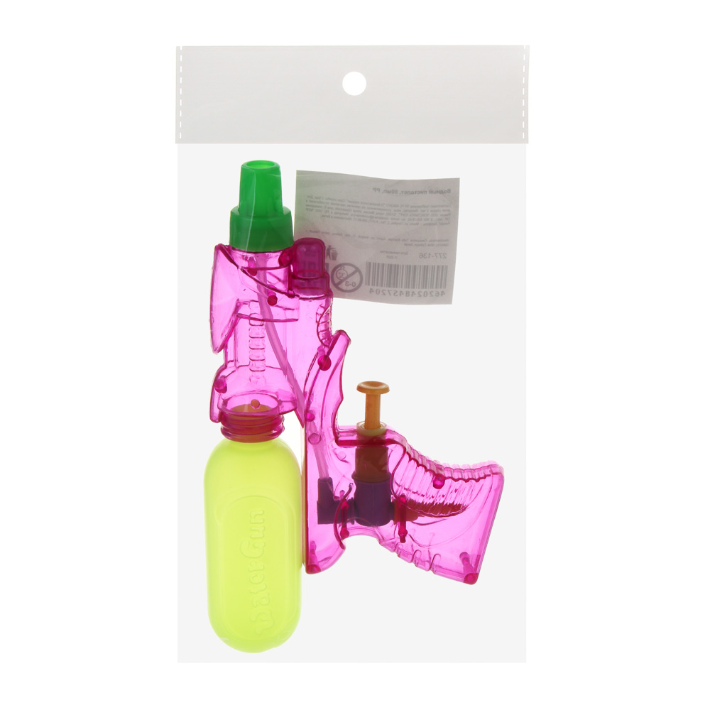 Водный пистолет, 80мл, PP, арт.№ 277-136