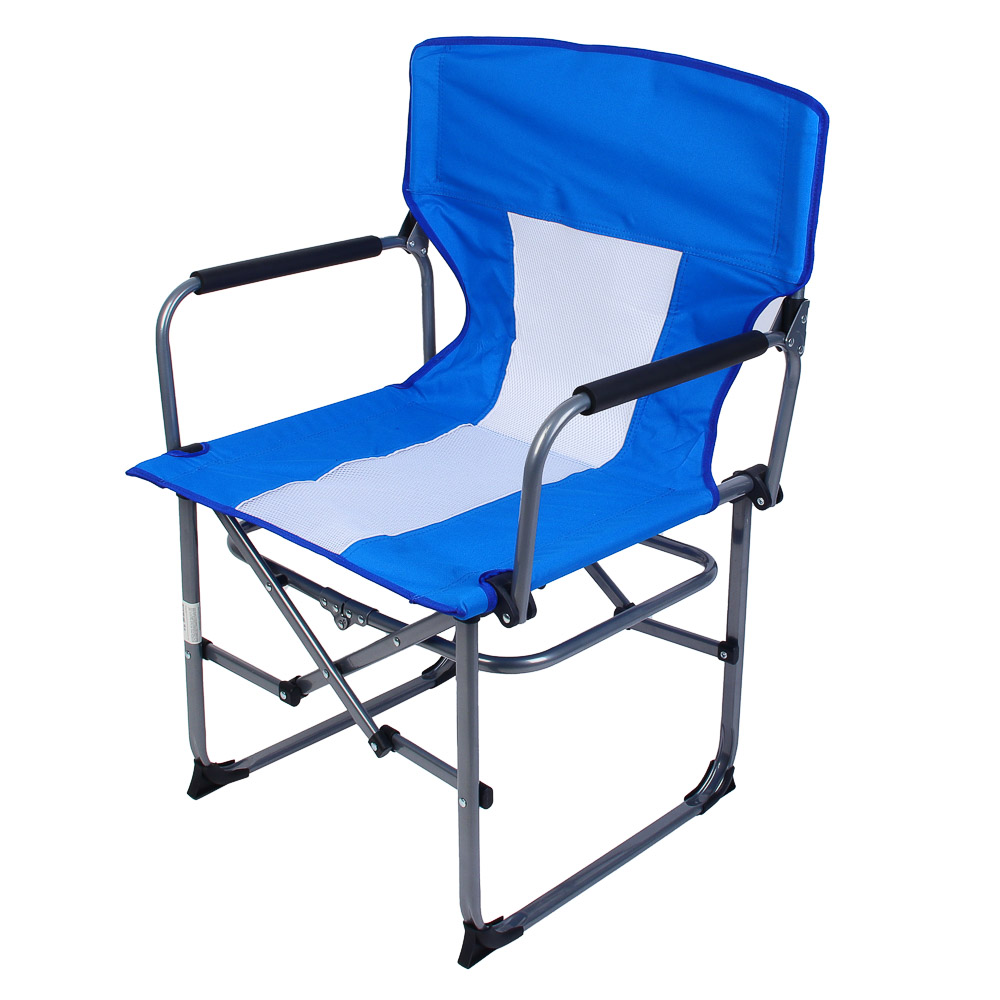 РУССО ТУРИСТО Кресло с подлокотниками, до 100кг, 60х53х90см, оксфорд 600D, сталь d16мм, арт.№ 121-109