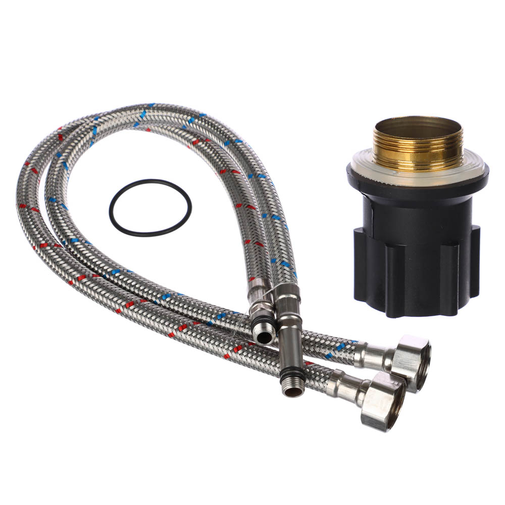 RAIN Смеситель для кухни Кварц, высокий поворотный излив, керам. кран-буксы 1/2, латунь, хром, арт.№ 561-327