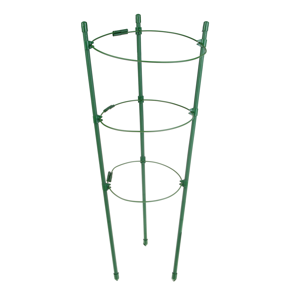 Поддержка для растений тм INBLOOM, 60см, d7мм, 18/20/22см, пластик, арт.№ 154-003