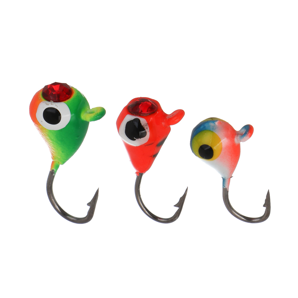 Набор мормышек "КАПЛЯ" тм AZOR FISHING, свинец, 3шт, арт.№ 125-136