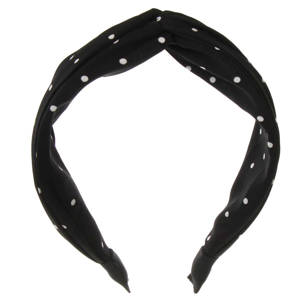 ЮНИLOOK Ободок для волос, 4,5см, полиэстер, пластик, 2 цвета, ACS25-3, арт.№ 323-291