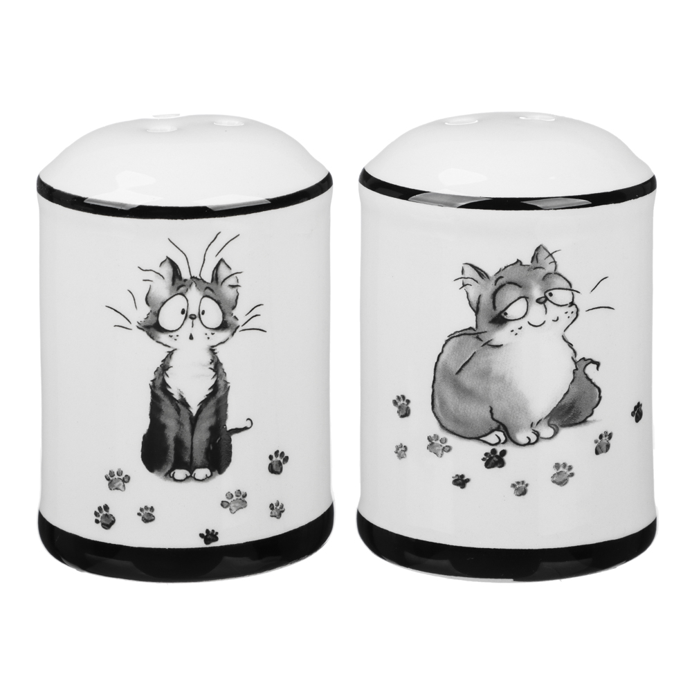 MILLIMI Озорные коты Набор для соли и перца, 4,5х6,5см, керамика, арт.№ 824-502