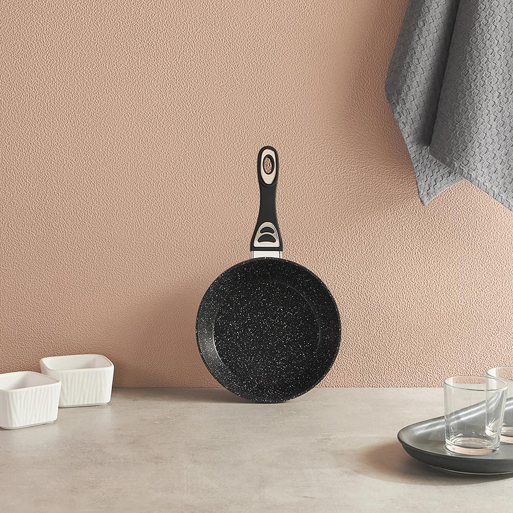 SATOSHI Танто Сковорода литая d20см, антипригарное покрытие Мрамор, индукция, арт.№ 846-385