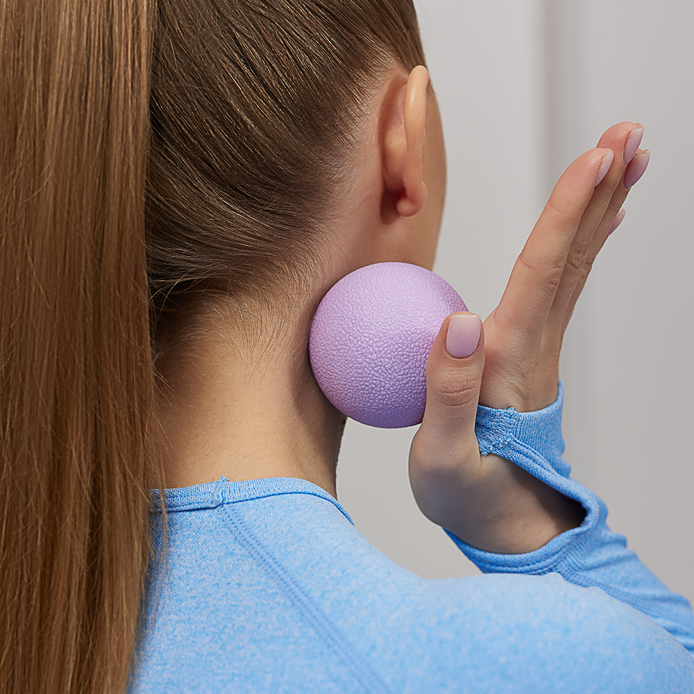 SILAPRO MAX Мяч массажный, d6см, ТРЕ, фиолетовый, арт.№ 192-028