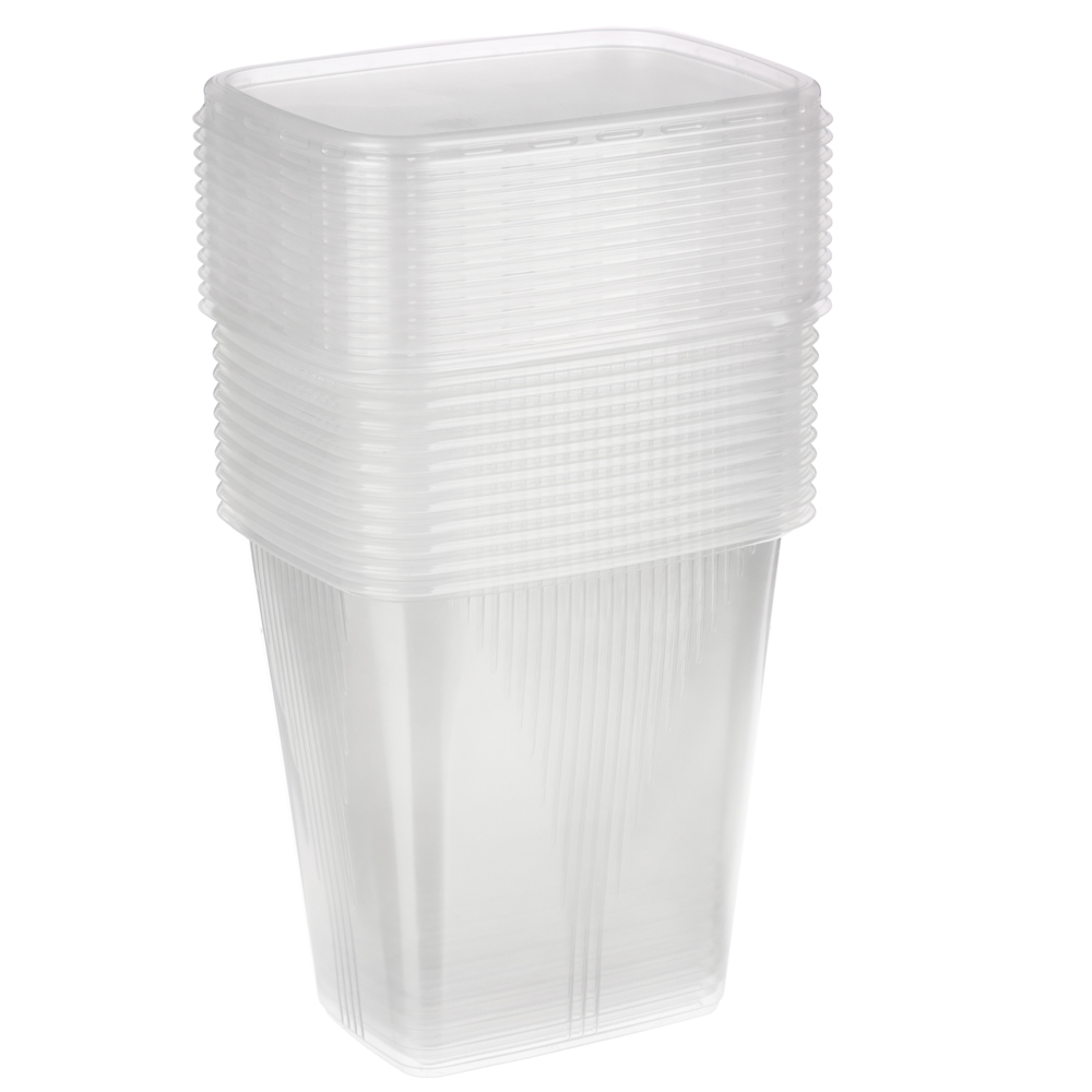 Набор контейнеров тм Юпласт, 500 мл, пластик, 12 штук, арт.№ 438-269