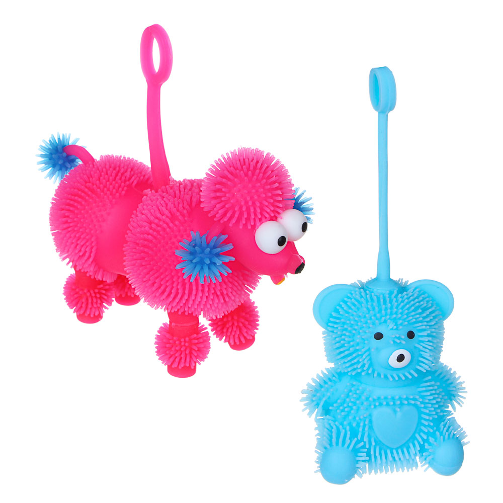 LASTIKS Игрушка пушистая резиновая, резина, 6-10см, 2 дизайна, арт.№ 274-152
