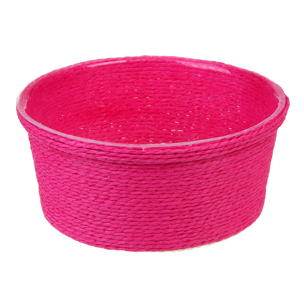 INBLOOM Кашпо плетеное 15х7см, бумажная лоза, ПП, арт.№ 164-373