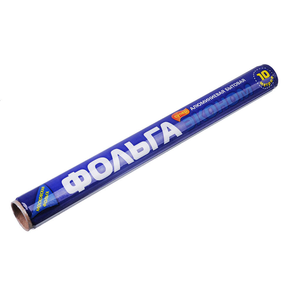 Фольга алюминиевая 29см х 10м, 9 мкм, арт.№ 438-107