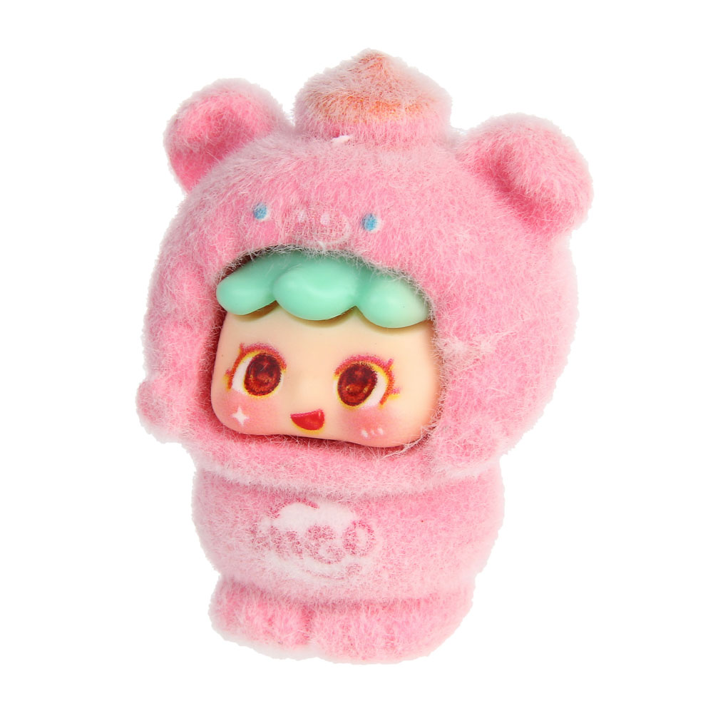 Игрушка сюрприз "Милахи", полистоун, флок, 5,8х5,8х7см, 12 дизайнов, арт.№ 274-279