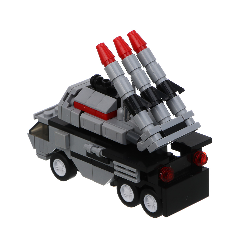 ИГРОЛЕНД Конструктор "Военная техника" с трансформацией, 170-193 дет., 21х4,3х15,5 см, ABS, 6 видов, арт.№ 265-675