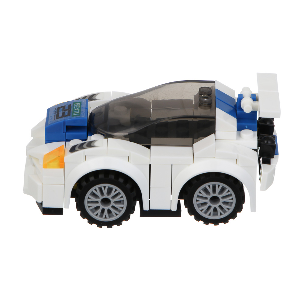 ИГРОЛЕНД Конструктор "Гоночные машинки-2", 117-123 дет., 21х4,3х15,5 см, ABS, 4 вида, арт.№ 265-679