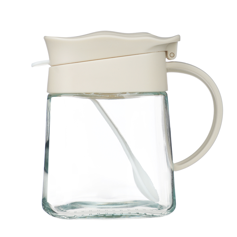 VETTA Банка для специй, 350 мл, стекло, пластик, белый, арт.№ 828-349