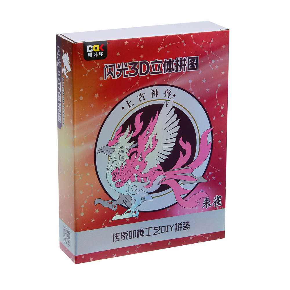 Конструктор голографический "Сказочные персонажи", дерево, 16х5х21 см, 6 видов, арт.№ 287-463