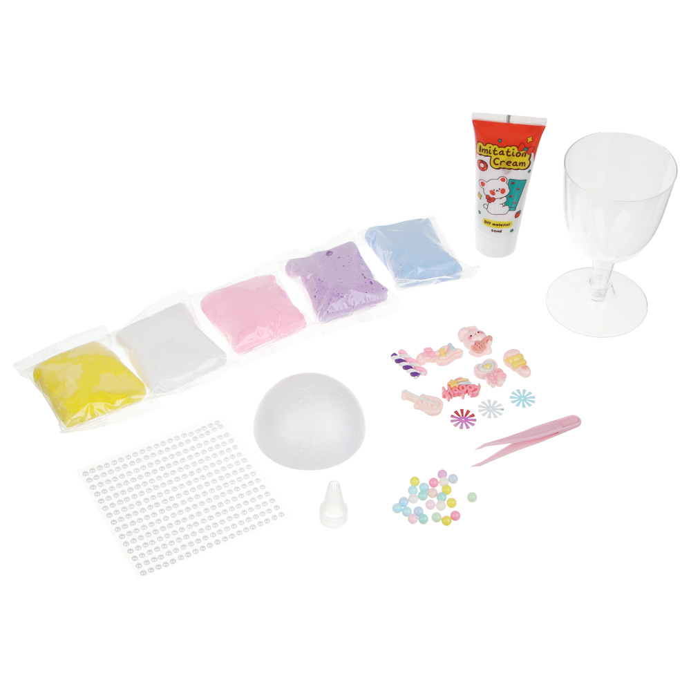 ХОББИХИТ Набор для творчества "Школа десертов",12х14х11,5 см, PP, полимер, 3 дизайна, арт.№ 287-464