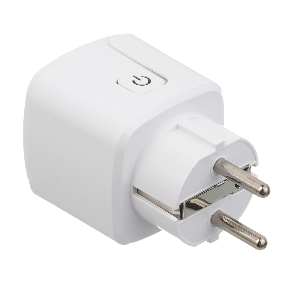 Сетевая розетка Smart BY, Tuya, Алиса Wi-Fi, 10 А, 110-220 В, 50/60 Гц, белый, арт.№ 907-179
