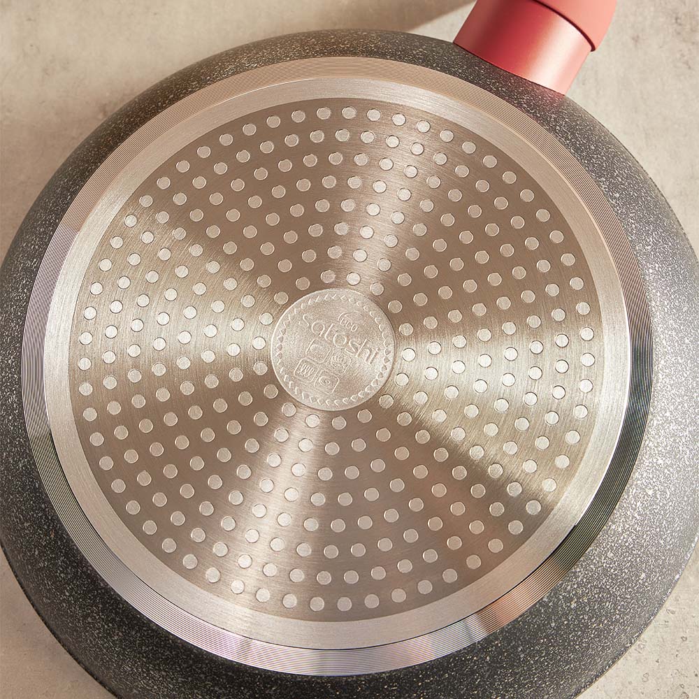 SATOSHI Лувьер Сковорода литая d24см, антипригарное покрытие мрамор, индукция, арт.№ 846-648