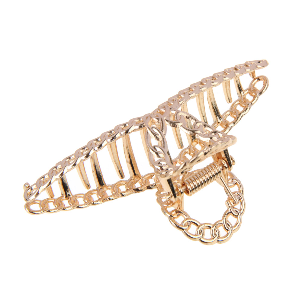 ЮНИLOOK Краб для волос, 7,5см, сплав, 2 цвета, ACS-94, арт.№ 321-030