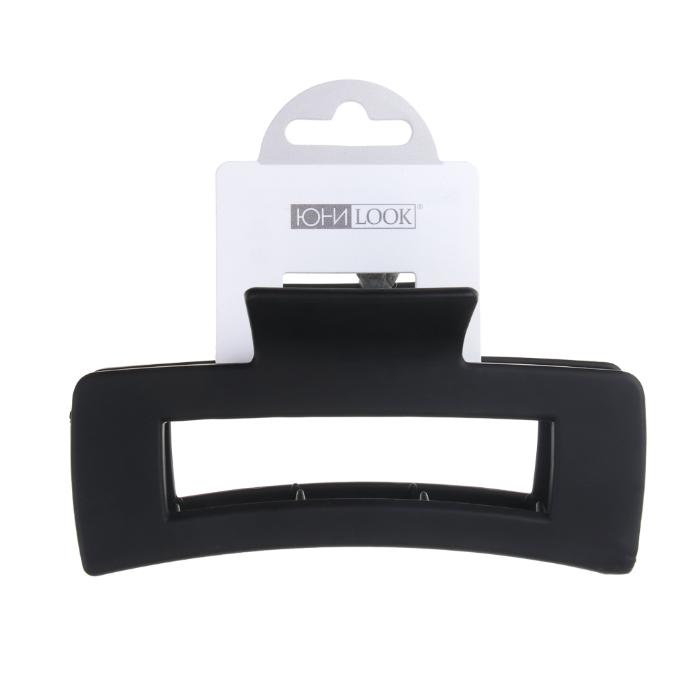 Краб для волос ЮНИLOOK, 8,7-11см, пластик, 6 дизайнов, ACS-95, арт.№ 321-032