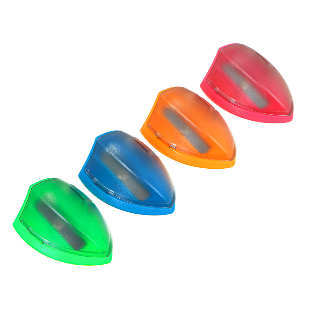 Точилка с контейнером, 3-гранный корпус, 3,6x3х3,5см, 4 цвета, арт.№ 607-012