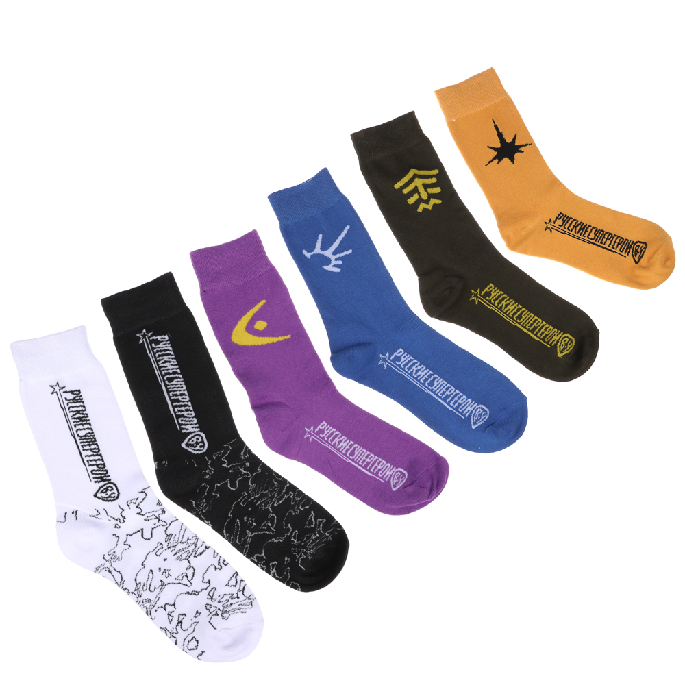 BY Русские Супергерои Носки р.27-29, 85% хлопок, 10% полиэстер, 5% спандекс, разноцветные, #32, арт.№ 019-417