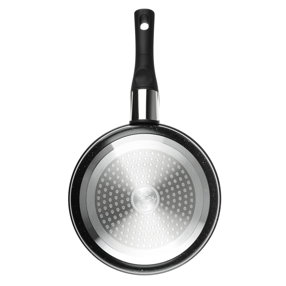 Набор посуды SATOSHI Анси 3 предмета, сковорода 20 см, 24 см+съемная ручка, антиприг. покрытие мрамор, индукция, арт.№ 846-752