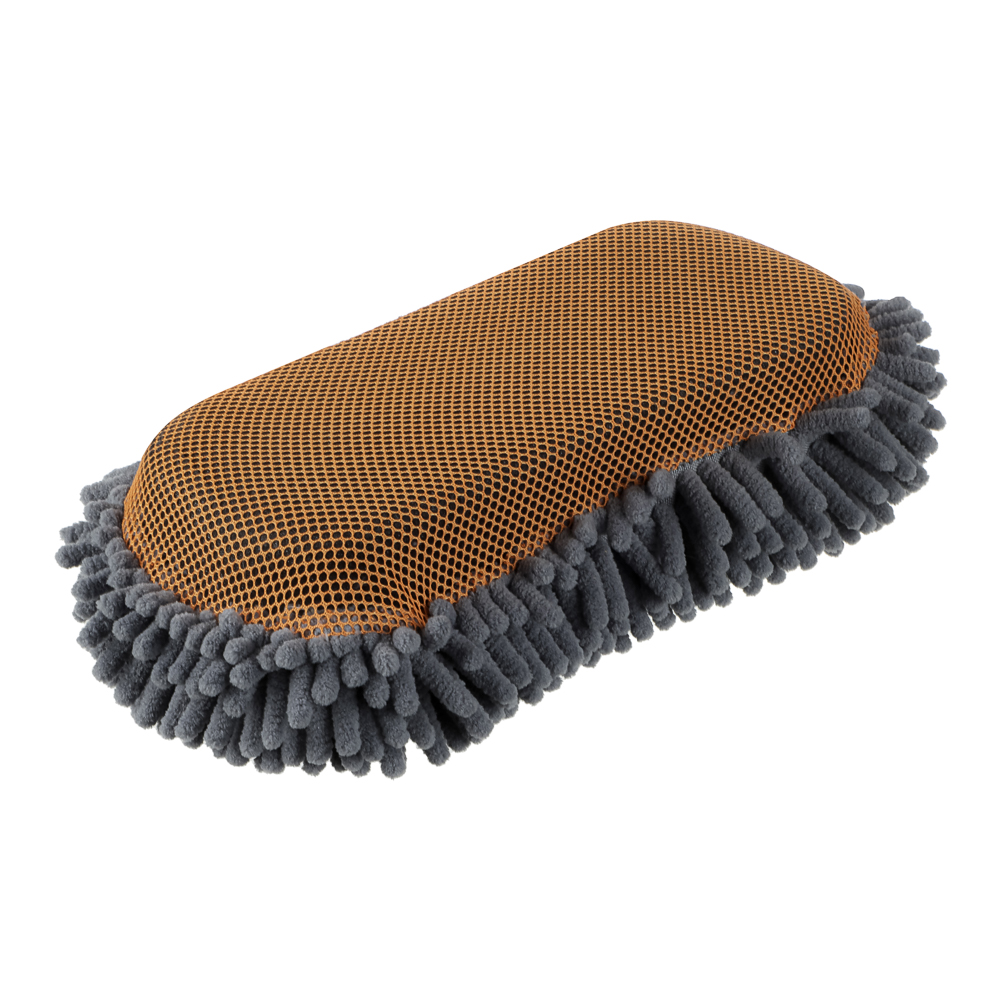 ЕРМАК Губка для мытья автомобиля с ворсом, 24x11,5x5,5 см, арт.№ 728-020