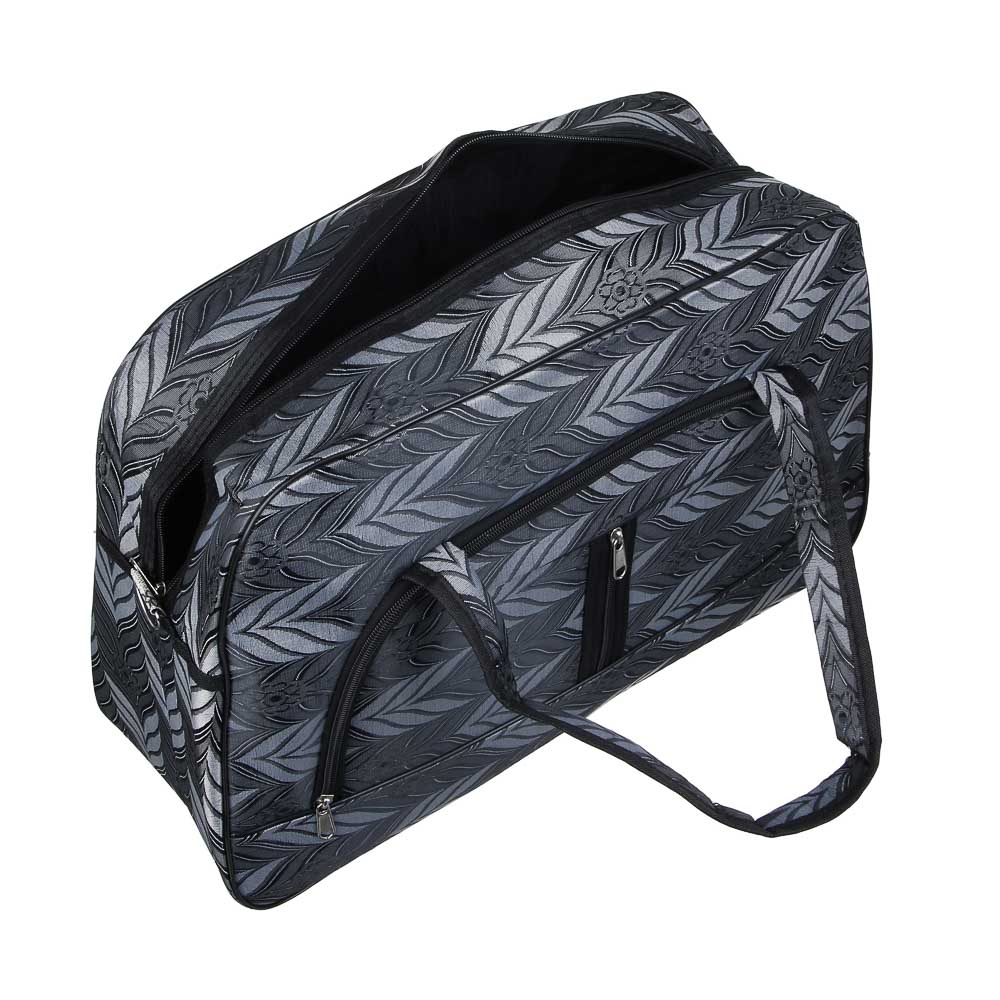 ЮL Сумка дорожная с длинным ремнем, полиэстер, 52х34х19см, серый, МП-5, арт.№ 337-171