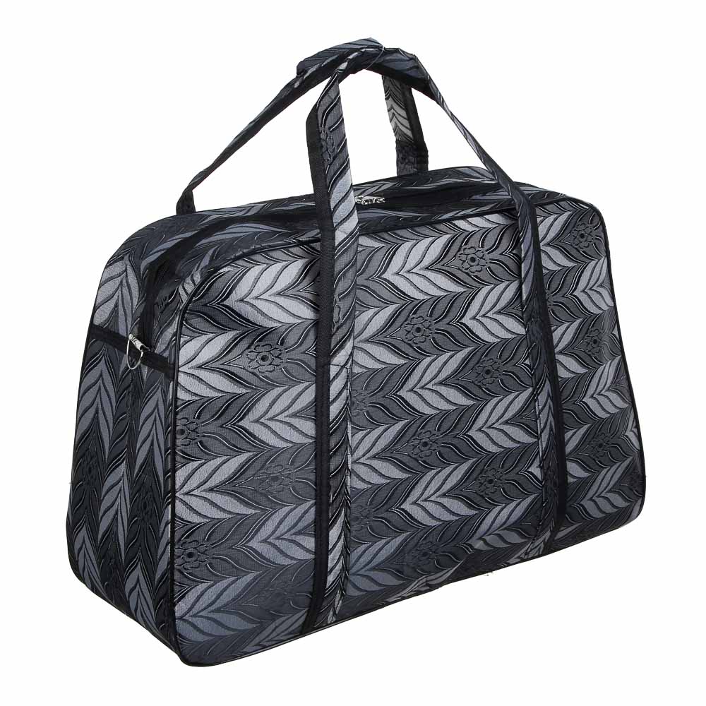 ЮL Сумка дорожная с длинным ремнем, полиэстер, 52х34х19см, серый, МП-5, арт.№ 337-171