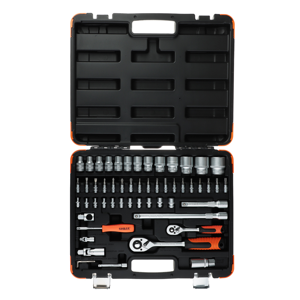ЕРМАК Набор профессионального инструмента, 56 предм., арт.№ 736-095