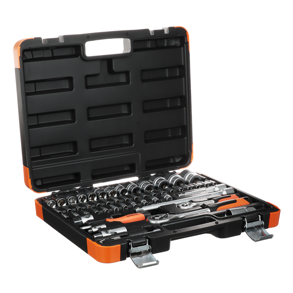 ЕРМАК Набор профессионального инструмента, 56 предм., арт.№ 736-095