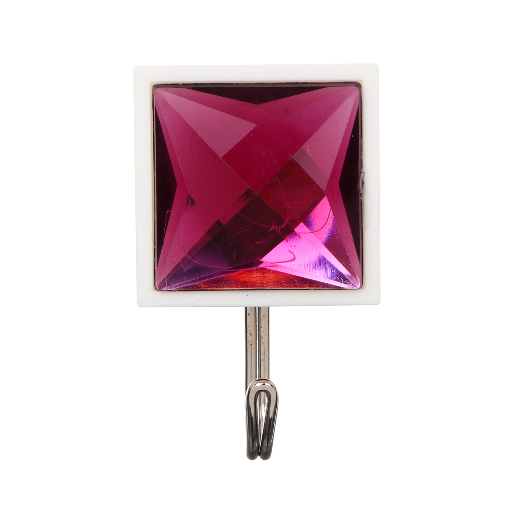 VETTA Крючки самоклеящиеся, "Кристалл", 2шт, пластик, металл, арт.№ 440-389