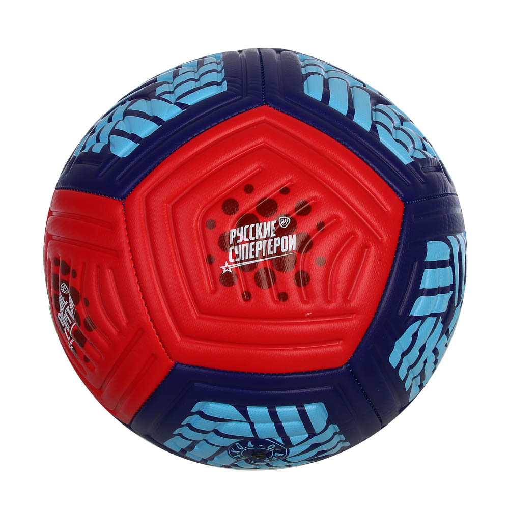 Мяч футбольный, тм BY Русские Супергерои, размер 5, 22см, 2сл, PU 3.5мм, 400г (+-10%), арт.№ 133-219