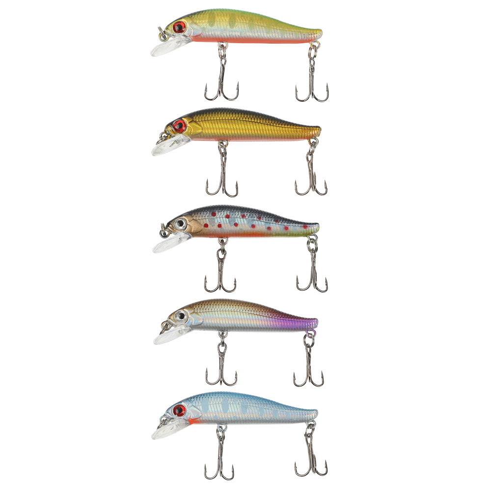Воблер "Мини Минноу" тм AZOR FISHING, F, 4,0гр, 55мм, 0,0-0,8м, 5 цветов, арт.№ 144-098