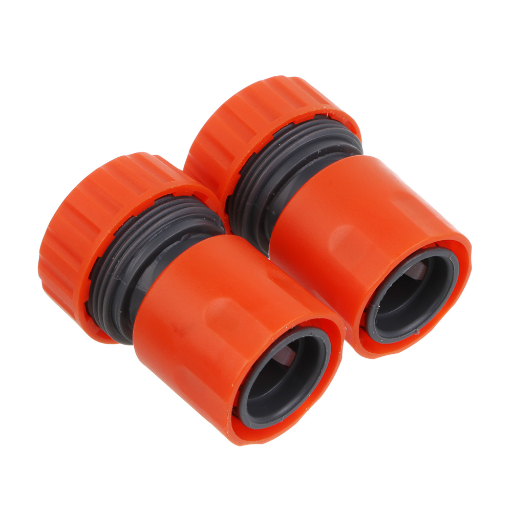 INBLOOM Набор для полива (пистолет 8 реж- 1шт., 3/4" коннектор- 2шт., 1/2"-3/4" штуцер-1шт.) ПП, арт.№ 167-040