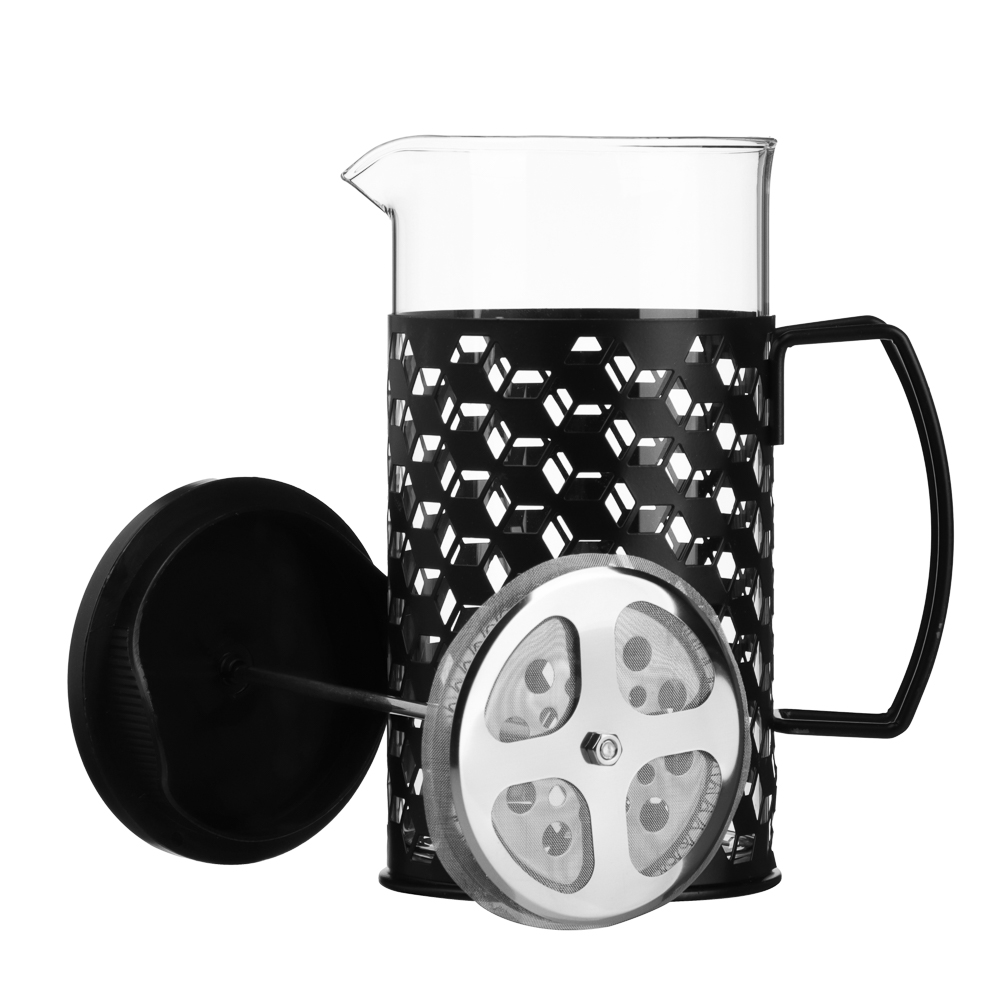 SATOSHI Монблан Френч-пресс 1000мл, стекло, нерж.сталь, арт.№ 850-272