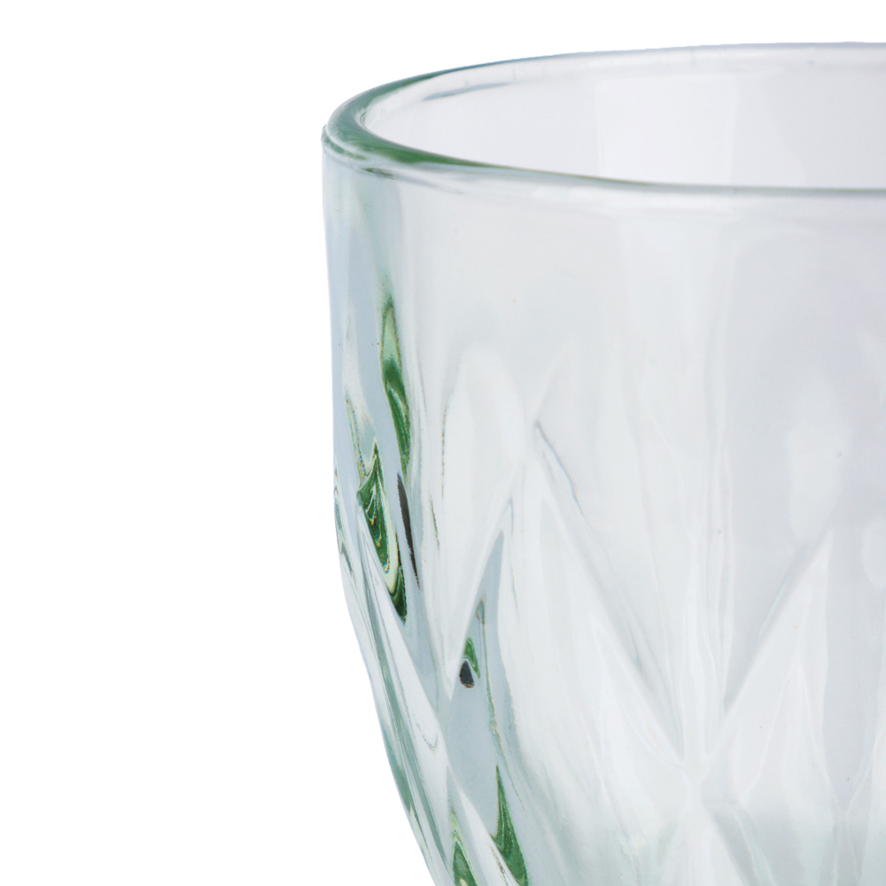 Бокал для вина тм MILLIMI Ромб, 320мл, стекло, цвет, арт.№ 878-710